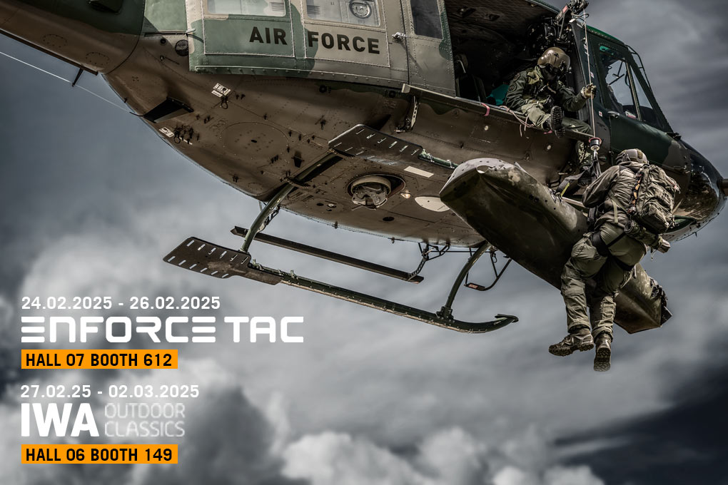 Tasmanian Tiger auf den beiden Branchenmessen Enforce Tac und IWA Outdoor Classics in Nürnberg